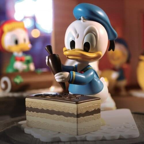 Donald Duck Pastry Blind Box Surprise Random Toys Anime Figures Kawaii Doll Cartoon Cute Model Girl Gift Desktop Birthday