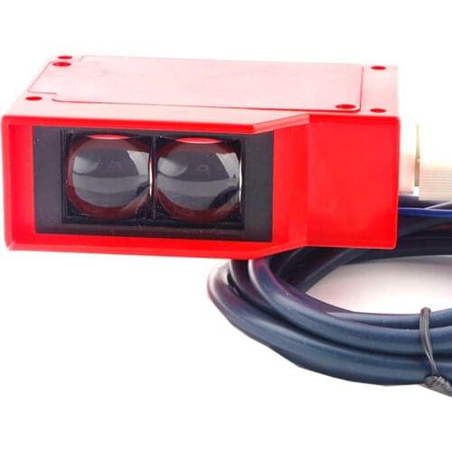 Diffuse reflection photoelectric sensor induction switch NO NC outdoor road gate car washing machine with 0-7 meters distance