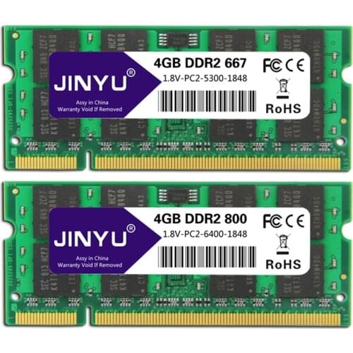 Jinyu Ddr2 4G 1.8V 240Pin Ram Memory For Laptop