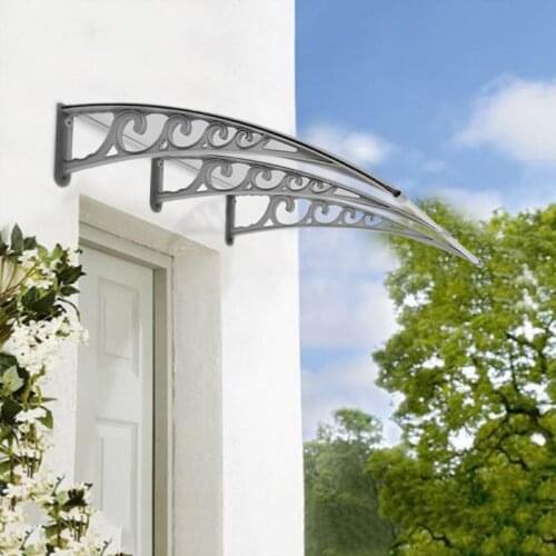 Awning Gazebos Outdoor Front Door Window Awning Patio Cover Canopy Durable Door Canopy Awning Poly Door & Window HWC