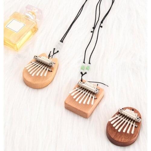 Newest Mini Kalimba 8 Keys Thumb Piano Great Sound Finger Keyboard Musical Instrument Wooden Finger Musical Instrument Present