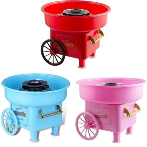 2021 New Nostalgia Trolley Cotton Candy Machine Fashion Mini Candy Floss Maker Home Use