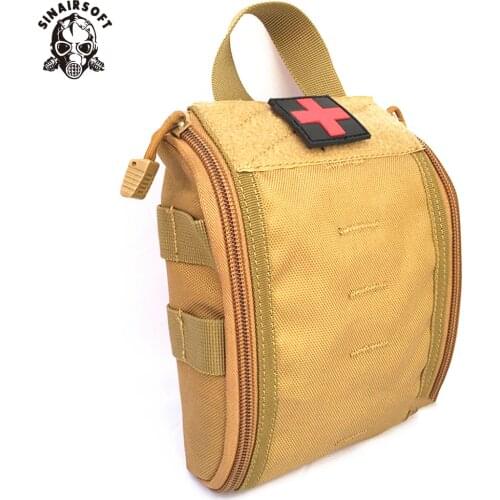 Molle Tactical First Aid Kit Utility Medical Accessory Bag Waist Pack Survival Nylon Pouch Outdoor Survival Hunting Medic Bag