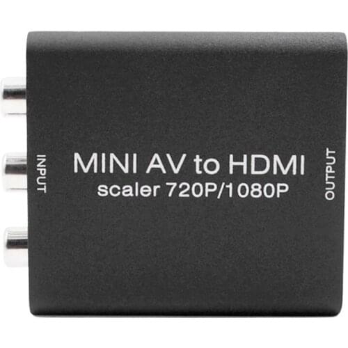 Mini AV to HDMI AVRCA Converter 1080P Video Converter for HD TV, HD Monitor, Projector,DVD,Game Consoles