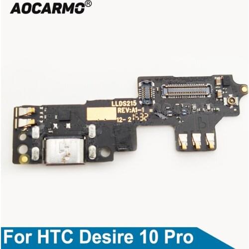 Aocarmo For HTC Desire 10 Pro USB Charging Port Charger Dock Jack Flex Cable