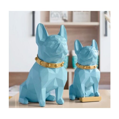 NORDIC CREATIVE RESIN PIGGY ANGEL DOG GEOMETRIC GOLD NEW YEAR DECORATION ACCESSORIES MODERN HOME DECORATIVE ORNAMENTS