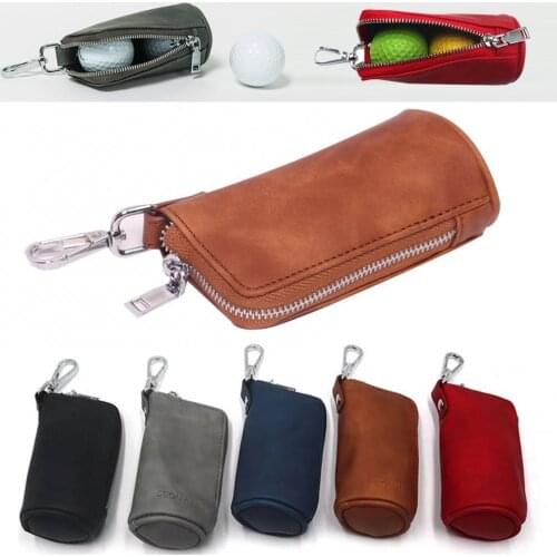 Mini golf bag, professional portable waist bag, artificial leather, key case, golf multicolor storage bag, golf accessories