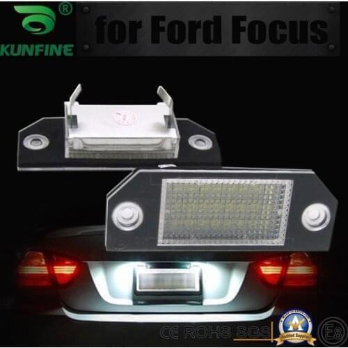 2pcs Car LED Number License Plate Light LED License Lamp For Ford Focus C-MAX I 2013-2021 Ford Focus MK2 2003-08 OEM No. 4052331