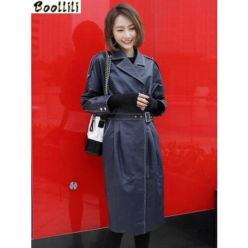 Boollili Real Leather Jacket Sheepskin Coat Women Clothes 2020 New Genuine Leather Coat Spring Coat Women Windbreaker