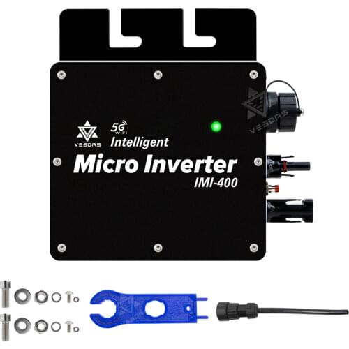30V 36V 400W Micro Solar Inverter MPPT Buit-in WIFI On Grid Tie Inversor Microinverter Pure Sine Wave 110V 220V For 300W 350W PV
