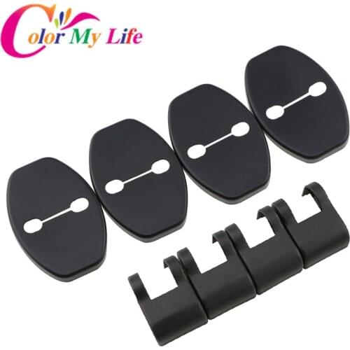 8Pcs/Set Car Styling Car Door Lock Protective Cover Fit for Volkswagen VW Passat Golf 6 7 Jetta Tiguan Beetle Scirocco Polo Bora