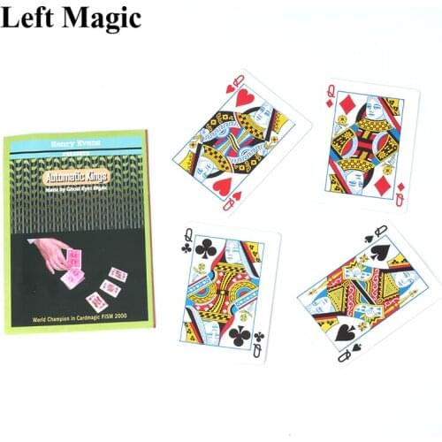 Automatic Kings By Henry Evans Magic Tricks Card Magic Props Four Kings Spin From Deck Close Up Street Magic Trick
