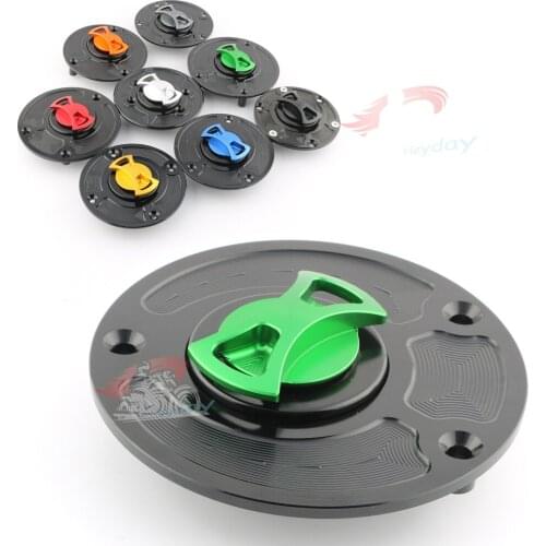 Keyless Gas Tank Cap Cover For Kawasaki ER400 ER-4N ER650 ER-6N/F Ninja650/R VERSYS650/1000 KLE650/1000 ZX-14R NINJA1000 ZX1000S