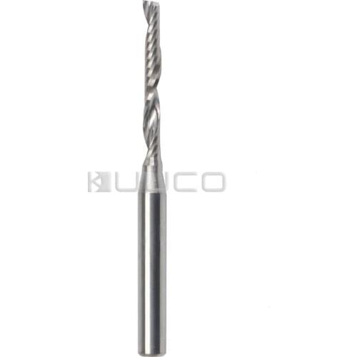 5 PCS/LOT Single Flute Milling Cutter/CNC Tools/Spiral End mill/CNC Bit for Aluminum/Acrylic/Color Plates/Wood/Plastic/PVC etc