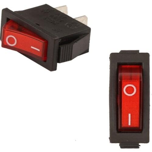 Electric pot switch accessories button KCD3 multi-function electric rice cooker boat type switch with lights 2 files 3 feet