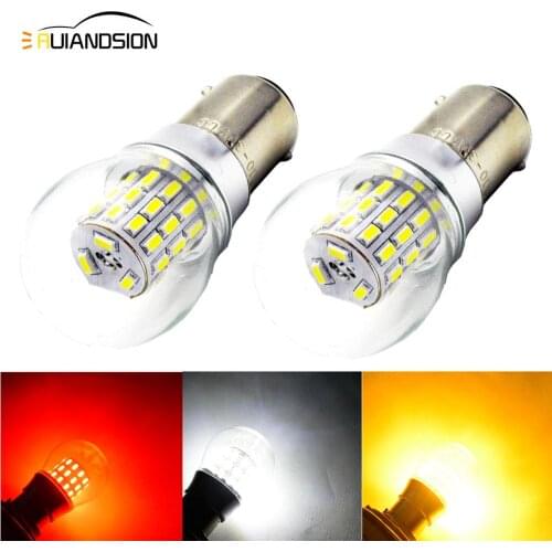 2PCS/Lot x 4W Globe 1156 39 3014SMD BA15S LED Lamp P21W R5W Turn Signal Reverse Lights Car AC12-24V White Red Yellow