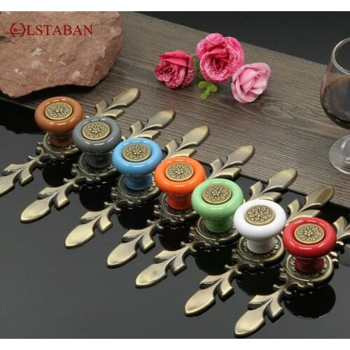 LSTABAN European-style Modern Minimalist Cupboard Wardrobe Bookcase Shoe Cabinet Drawer Ceramic Single Hole Zinc Alloy H