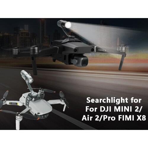 Mavic Mini 2 Flashlight LED Lights Night Flight Bracket Holder Searchlight For DJI Mavic Mini 2/ Air 2/Pro FIMI X8 SE EVO2 Drone