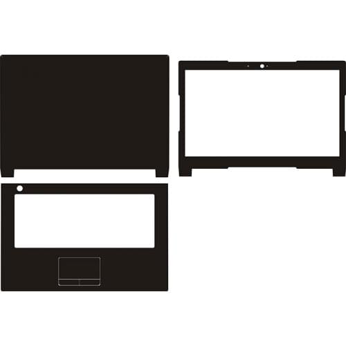 Carbon fiber Leather Laptop Sticker Decal Skin Cover Protector for Lenovo V110 14" V110-14 14-inch