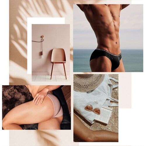 Modal Sexy Men Underwear 3pcs/lot Men Briefs Comfortable Soft Underpants Male Solid Color Mens Panties Gay Cuecas Wholesale