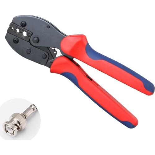 RG62 RG55 RG58 RG59 Coaxial cable plugs BNC crimping tools LY-02H ratchet hand crimping tools pliers