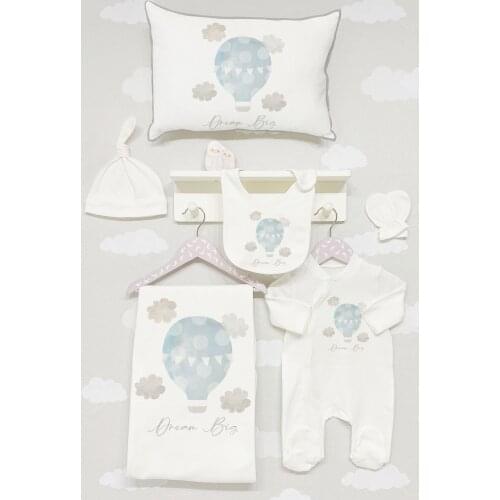 Organic 5 Track Interlock Hospital Output-Pure Baby Series Baby Set Lux 100 Cotton High Quality