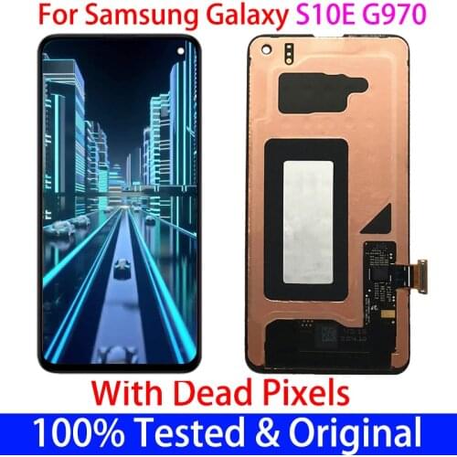 Original 6.1"LCD With frame For SAMSUNG Galaxy S10 G973 G973F/DS G973U G973 Display+Touch Screen Digitizer+point Replacement