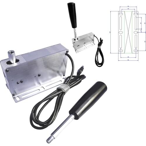 PC Sequential Shifter Gearshift Sim for Logitech G27 G29 G920 G25 Racing Game for Thrustmaster T300RS/GT T500 for ETS2 Simracing