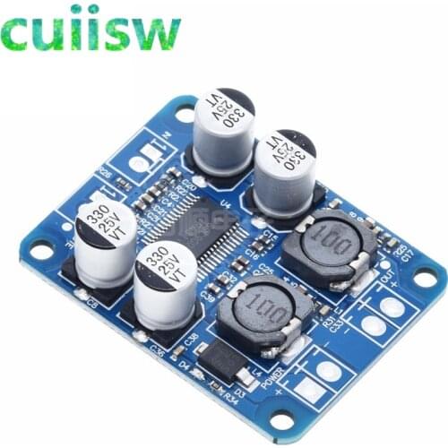 Cuiisw TPA3118 PBTL mono digital amplifier board 1X60W 12V 24V POWER AMP