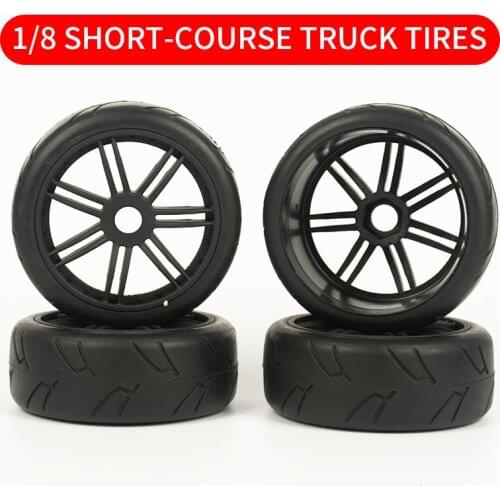 RC Car Buggy GT Truck Off-Road On-road Racing track High grip hot melt Tire Tires Tyre 17mm adapter wheels for 1/8 Model Cars