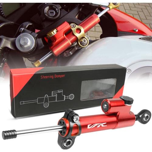 FOR HONDA VFR400 VFR750 VFR800 VFR1200 2010 2011 2012-2016 CNC Adjustable Motorcycle Steering Stabilize Damper Bracket Mount Kit