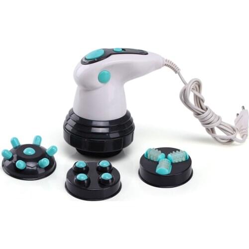 Handheld Fat Cellulite Remover Electric Body Massager with 3 Massage Heads Slimming Infrared Anti-cellulite Machine for Home Gym