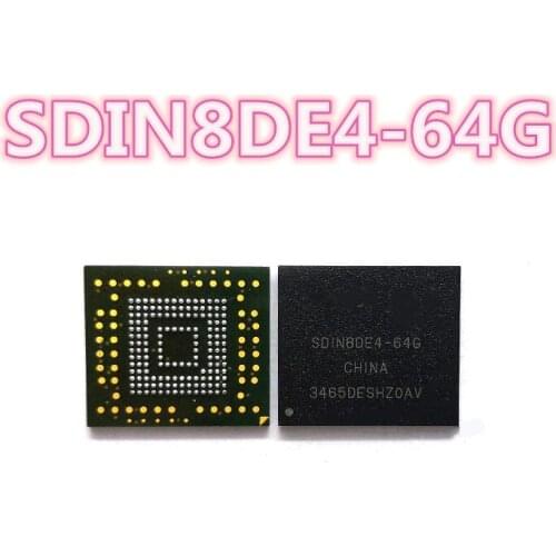 Free shipping 1PCS-5PCS/LOT SDIN8DE4-64G SDIN8DE4-64 SDIN8DE4 BGA153 64GB font chip EMMC memory font chip