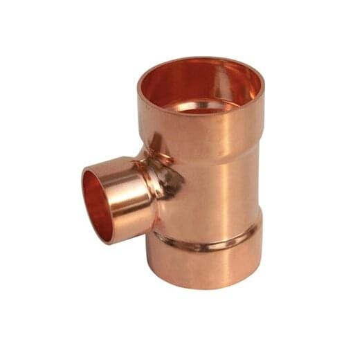10PCS/LOT Inner Diameter:12/8mm International Standard Copper Welding Tee Pipe Head Refrigeration Accessories