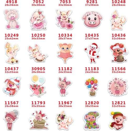 10 Pcs Cartoon Planar Resin Cabochons PR4918