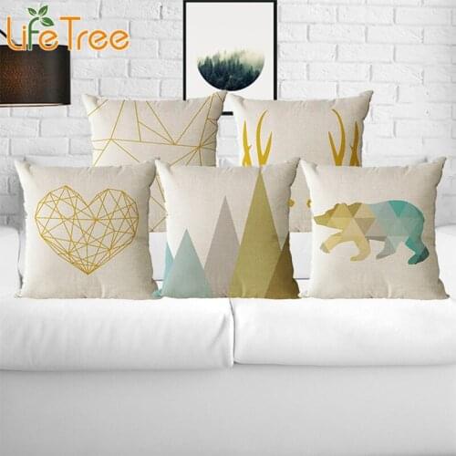 45x45cm Pillow Case North European Stylish Cushion Cover Home Decor 2 Pcs Set Pillow Cover
