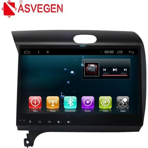 10.2 inch Android 8.1 Quad Core 2 Din Car Multimedia Audio Radio Stereo DVD Player GPS Navigation For KIA K3 2016