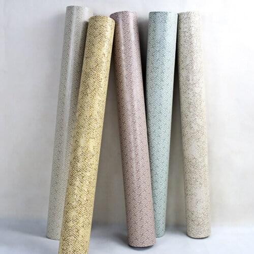 Beibehang Plain European fashion non-woven 3D wallpaper bedroom living room TV backdrop college desktop wallpaper roll behang