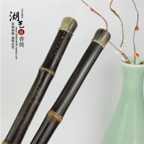Boutique zizhu with bamboo long cylinder Mosaic Africa spend horn with fragrant incense tube There are equipment gift