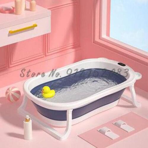 Baby Bath Tub Baby Bath Tub Folding Bath Tub Household Sitting And Lying Bath Tub