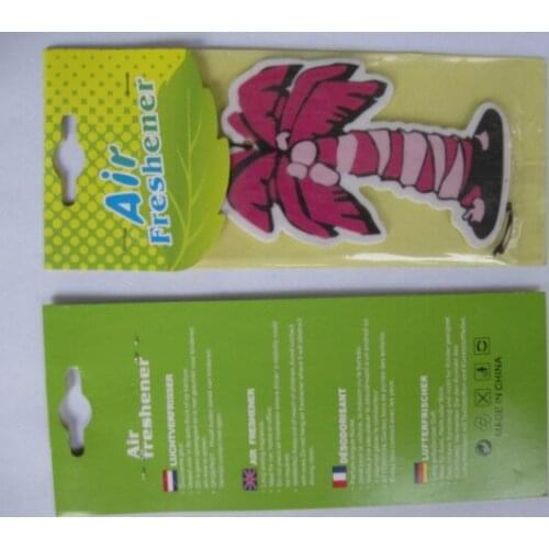Hot seller customized paper air freshener for promotion