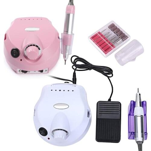 35000RPM Professional Electric Nail Drill Machine Anti-scald Handle Manicure Machine File Kit Nail tools Apparatus for Manicure