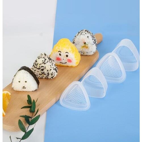 Sushi Mold Set Size Rice Ball Two Set Sushi Tool-a Set Triangle Seaweed Baguette Sushi Tool Set Of Four