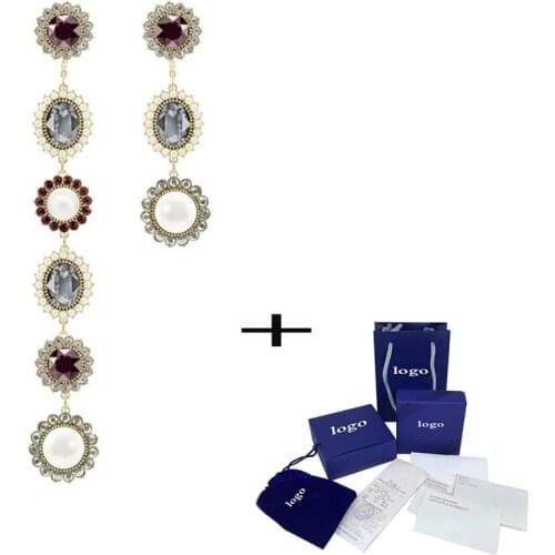 2021 New Exquisite Design Millennium Asymmetric Stud Earrings Classic Jewelry Is The Best Birthday Gift For Your Wife