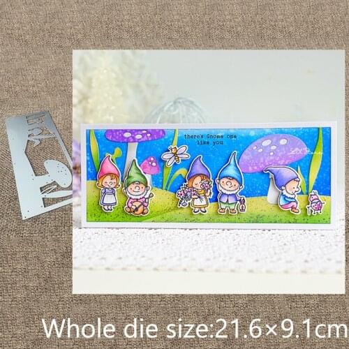 New Design Craft Metal stencil mold Cutting Dies Fairy Glade Scene Horizonta scrapbook die cuts Album Paper Card Craft Embossing