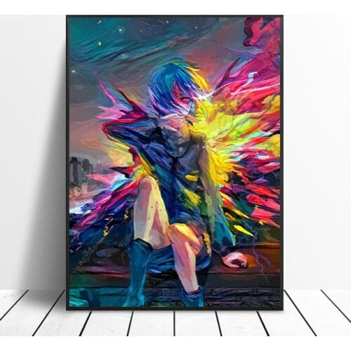 Anteiku Waitress Canvas Painting Art Print Poster Picture Wall Modern Minimalist Bedroom Living Room Decoration