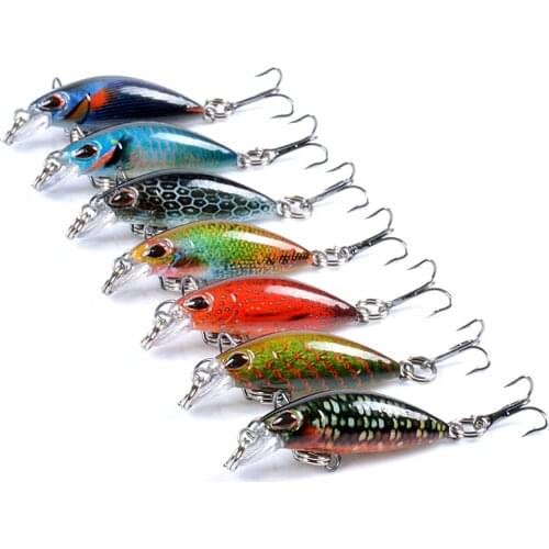 Painted lure Minnow Sea Bait Squid Jigs Shad Spinner bait Small Fishes 4.1cm 2.5g Wobbler Goods For Fishing Hard Tinsel Jigging