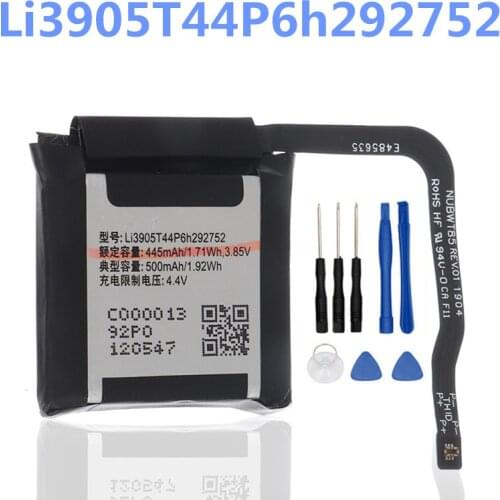Origianl for Nubia Li3905T44P6h292752 for Nubia watch battery 3.85V 500mAh