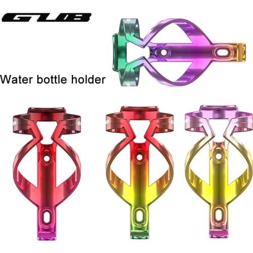 GUB 06 bicycle bottle cage glass fiber nylon mountain road bike riding electroplating water cup holder water bottle holder