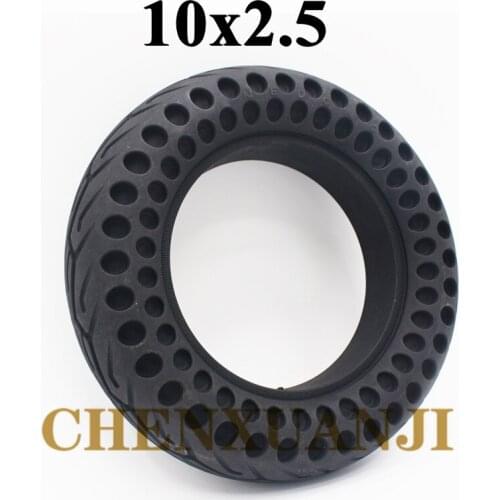 Size 10x2.50 Honeycomb Solid Tyre 10*2.5 Tubeless Tire,Thickened Double Honeycomb Wheel Tyre for Electric Scooter Skate Board
